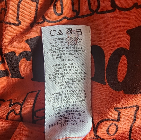 Timberland Orange Long Sleeve Logo Tee - Picture 8 of 8